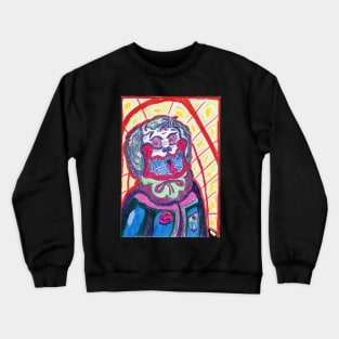 Gothic Bulldog Clown Crewneck Sweatshirt